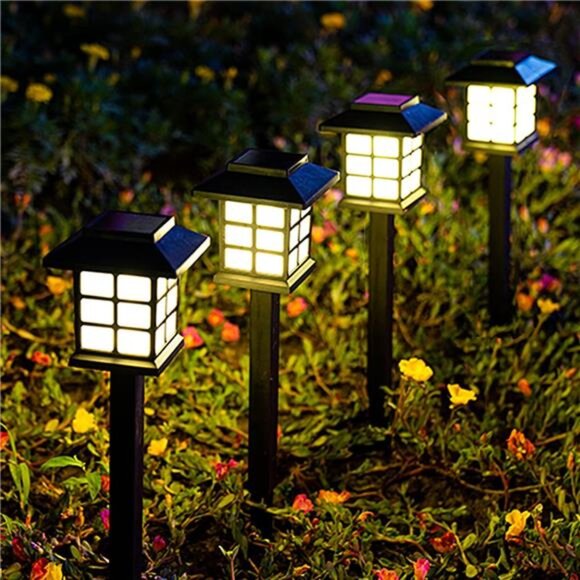 Solar Outdoor Lights，8 Pack LED Solar Lights Outdoor Waterproof - Picture 2 of 6